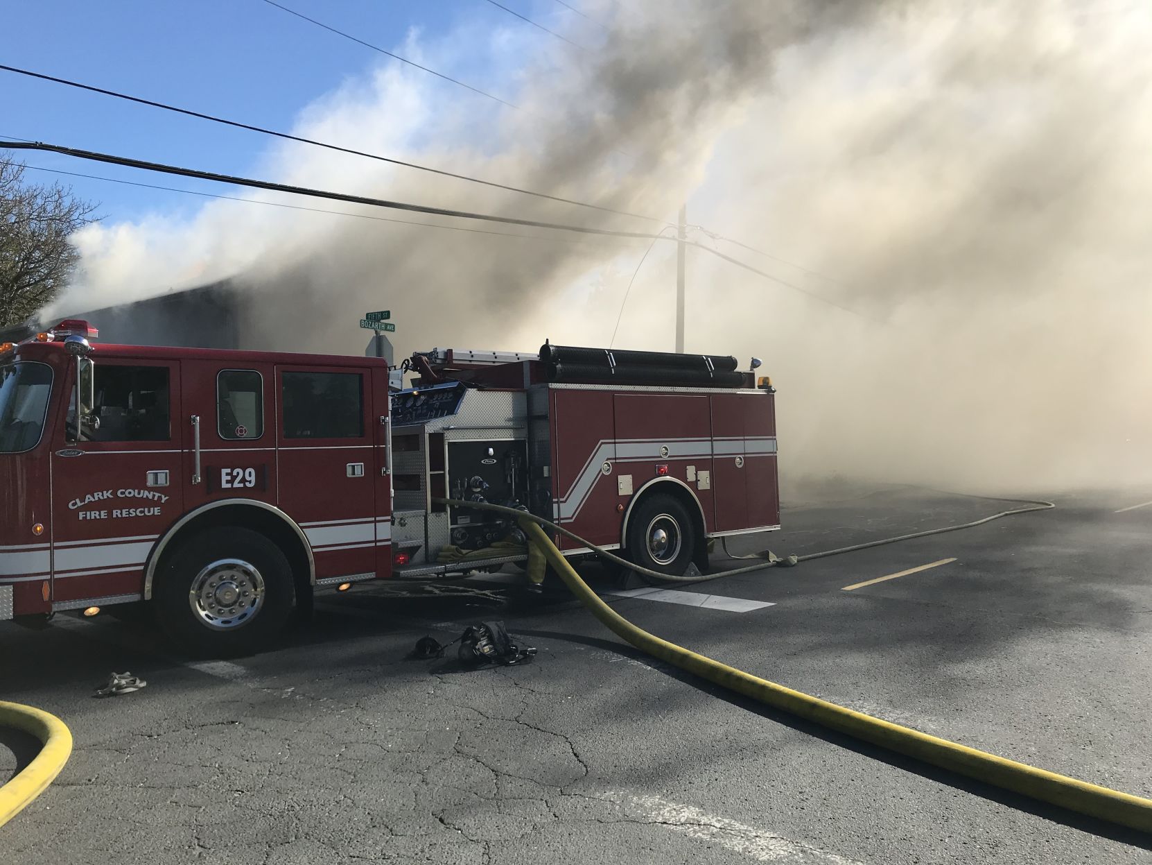 Woodland apartment fire sets of ammo